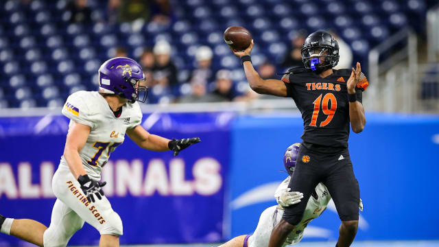 Michigan high school football: Belleville vs. Caledonia November 26, 2022.